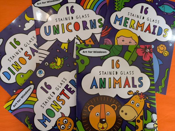 Stained Glass Color Books